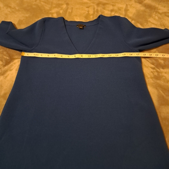 Ann Taylor elbow sleeve V-neck knit sweater dress size S. - Picture 8 of 9